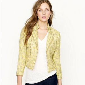 J. Crew Collection Canary Tweed Jacket